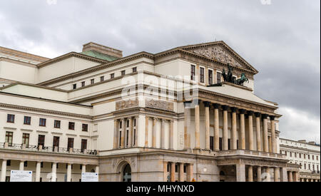 Grand Theatre - National Opera in Wasaw, Poland Stock Photo