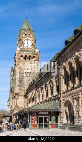 Metz railway station (Gare de Metz) - Lorraine, France Stock Photo