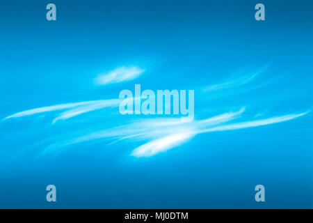 Fantastic soft white clouds against blue sky Stock Photo