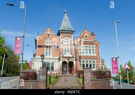 The Holte Pub next to the Holte End at Villa Park, home of Aston Villa Football Club in Birmingham Stock Photo