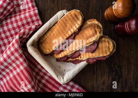 Dilli Kasarli / Beef Tongue Sandwich Stock Photo