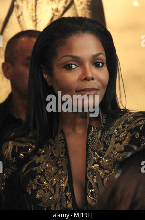 May 10, 2012: Janet Jackson attends the Famed Photographer Marco Glaviano Supermodels presentation at Keszler Gallery in New York City. Credit: RW/MediaPunch Inc. Stock Photo