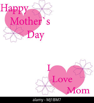 Composite image of happy mothers day Stock Photo