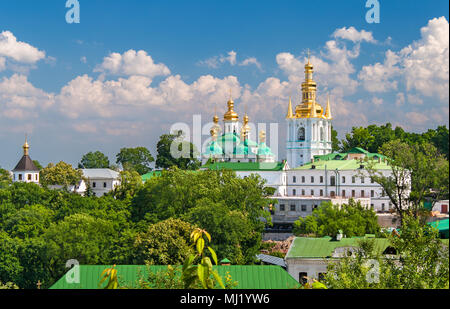 Kiev Pechersk Lavra. View of Lower Lavra (Far Caves). Ukraine Stock Photo