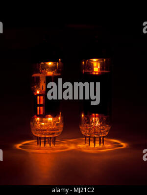 vacuum tubes Stock Photo