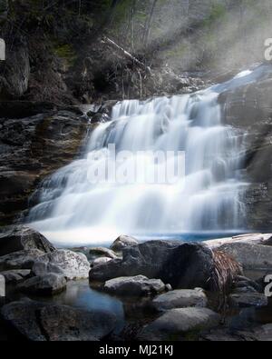 Kent Falls in Connecticut Stock Photo