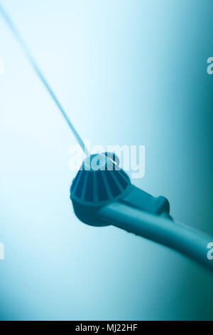 Dental water spray cleaner for interdental hygiene. Stock Photo