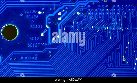 Mainboard Close Up Stock Photo