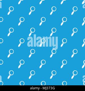 Loupe pattern vector seamless blue Stock Vector