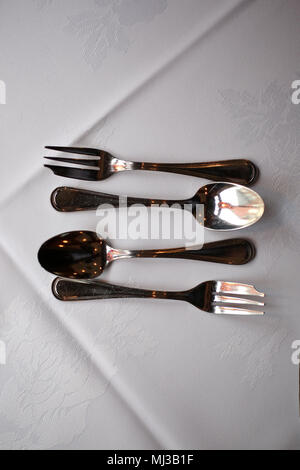 Cutlery pictured in London, UK. Stock Photo