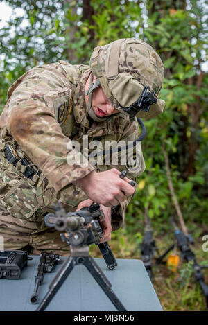 Sgt. Jeffrey O. Embry Of The 411th Engineer Battalion Reassembles A ...