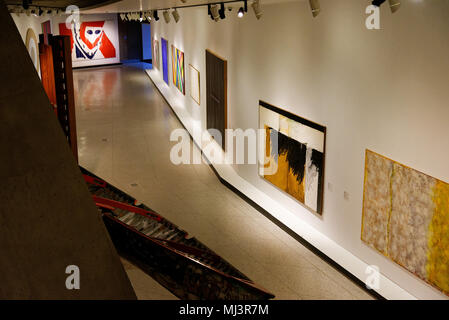 inside the Pavillon Claire et Marc Bourgie in the Montreal Fine Arts Museum Stock Photo