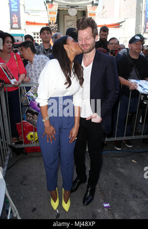 Hollywood, Ca. 3rd May, 2018. Cisley Saldaña Nazario, Guest, at the ceremony honoring actress Zoe Saldana with a star on Hollywood Walk Of Fame in Hollywood, California on May 3, 2018. Credit: Faye Sadou/Media Punch/Alamy Live News Stock Photo