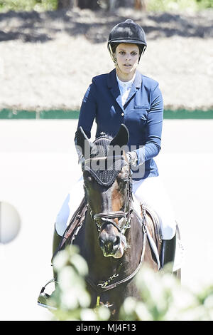 Madrid Madrid Spain. 4th May 2018. Mar Saura during the Longines Global Champions Tour 2018 equestrian championship at Club de Campo on May 4 2018 in Madrid Spain Credit Jack Abuin ZUMA Wire Alamy