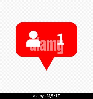 follow vector icon on transparent background . Template for your design ...