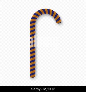 candy cane isolated on transparent background. Vector illustration ...