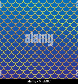 Girlish fish scale pattern. Vector illustration Stock Vector Image ...