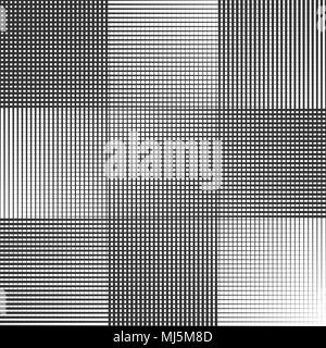 vector geometric pattern with halftone lines Stock Vector