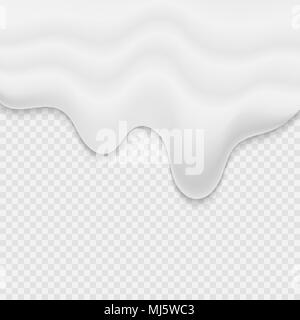 Melted cream or milk background Stock Vector