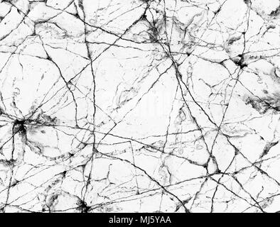 Abstract natural black and white or gray cracked marble for background design. High resolution marble texture floor decorative stone interior. Stock Photo
