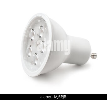Led light bulb isolated on white Stock Photo