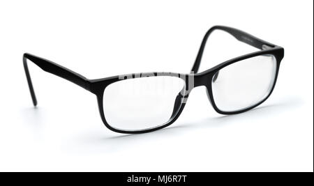 Classic eyeglasses isolated on white Stock Photo
