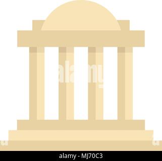 greek colonnade building with columns Stock Vector