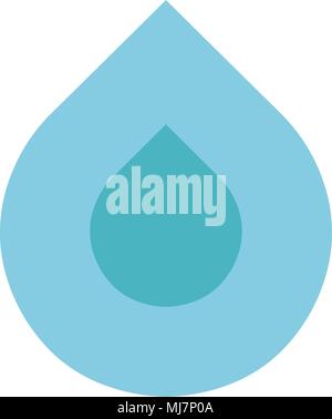 Water drop vector icon Stock Vector