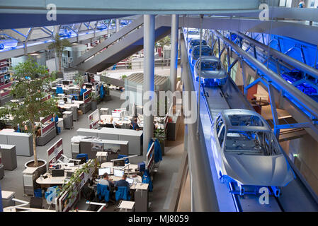 The Central Building, BMW plant in Leipzig Stock Photo