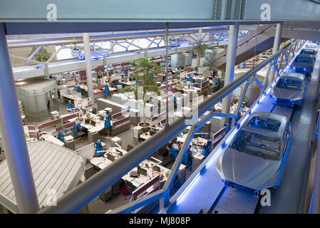 The Central Building, BMW plant in Leipzig Stock Photo