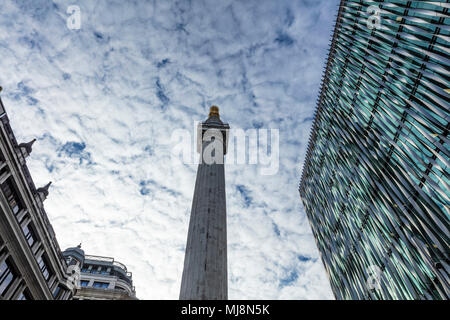 Monument Building in London Stock Photo