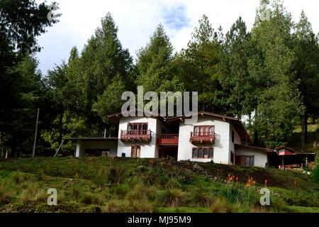 House in GRANJA PORCON -  Evangelical cooperative - Department of Cajamarca .PERU                    Stock Photo