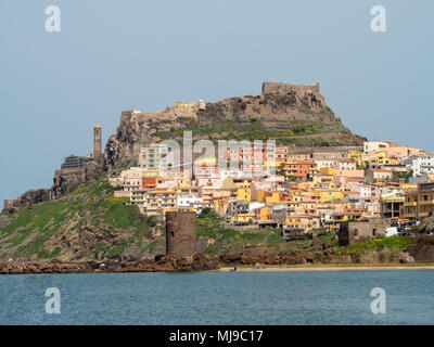 Medieval town of Castelsardo in the north of Sardinia Stock Photo