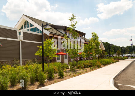 Valley Forge, PA, USA – June 20, 2016: The new rest area and travel plaza on the Pennsylvania Turnpike. Stock Photo