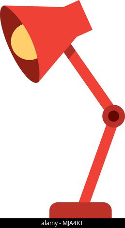 desk lamp isolated icon vector illustration design Stock Vector