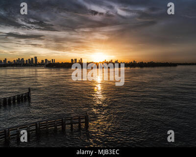 Sunset in Miami