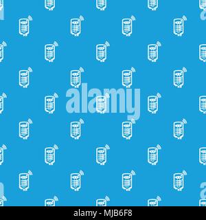 Boiler pattern vector seamless blue repeat for any use Stock Vector