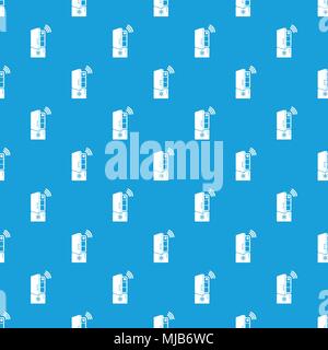 Fridge pattern vector seamless blue repeat for any use Stock Vector