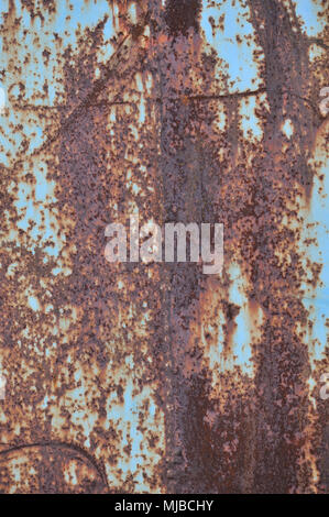 Metal texture with scratches and rust. Stock Photo