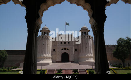 Alamgiri Gate of Lahore fort, Punjab Pakistan Stock Photo