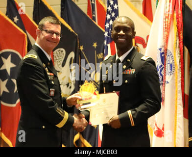 Brig. Gen. Jeffrey W. Drushal (left), chief of transportation and ...