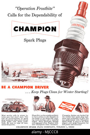 Champion spark plugs hi-res stock photography and images - Alamy