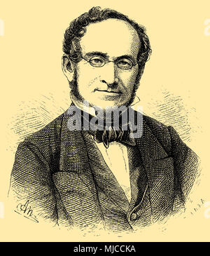Albert Gottlieb Methfessel (born . October 6, 1785, died March 23, 1869), Stock Photo