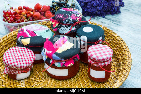 Jam for sale Stock Photo