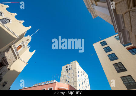 Street view in the centre of Merida downtown in Mexico Stock Photo