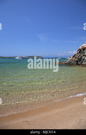 Beach in the north of La Maddalena, Spiaggi Spalmatore, Maddalena archipelago, Sardinia, Italy, Stock Photo