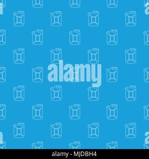 Canister pattern vector seamless blue Stock Vector