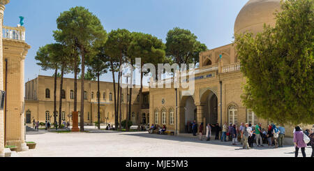Inner courtyard of the Vank cathedral in Isfahan Stock Photo