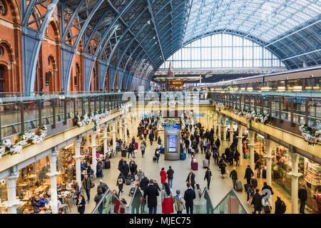 England, London, St Pancras International Station Stock Photo
