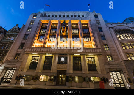 Daily Express Building, Fleet Street, London. 1932. Architect: Ellis ...